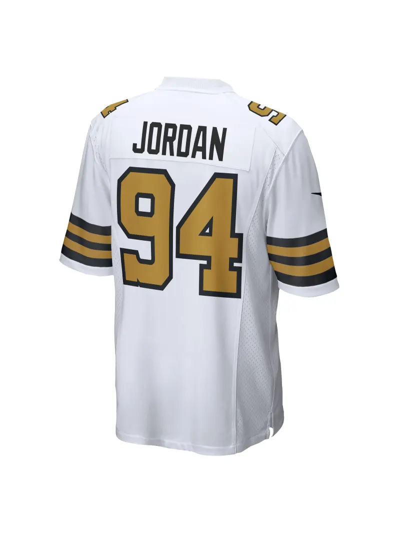 New Orleans Saints Cameron Jordan Nike White Alternate Game Jersey