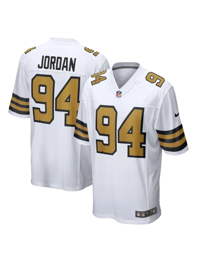New Orleans Saints Cameron Jordan Nike White Alternate Game Jersey 01