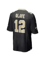 New Orleans Saints Chris Olave Nike Black Game Jersey