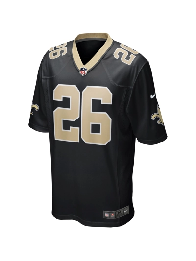 New Orleans Saints Deuce McAllister Nike Black Game Retired Jersey 02