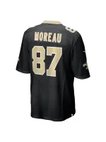 New Orleans Saints Foster Morrow Nike Black Game Jersey