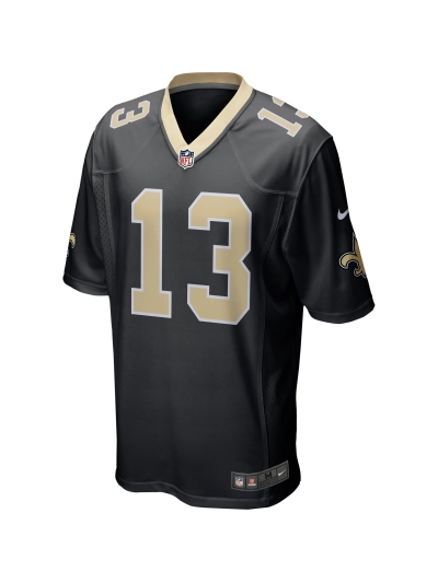 New Orleans Saints Michael Thomas Nike Black Team Color Game Jersey 02