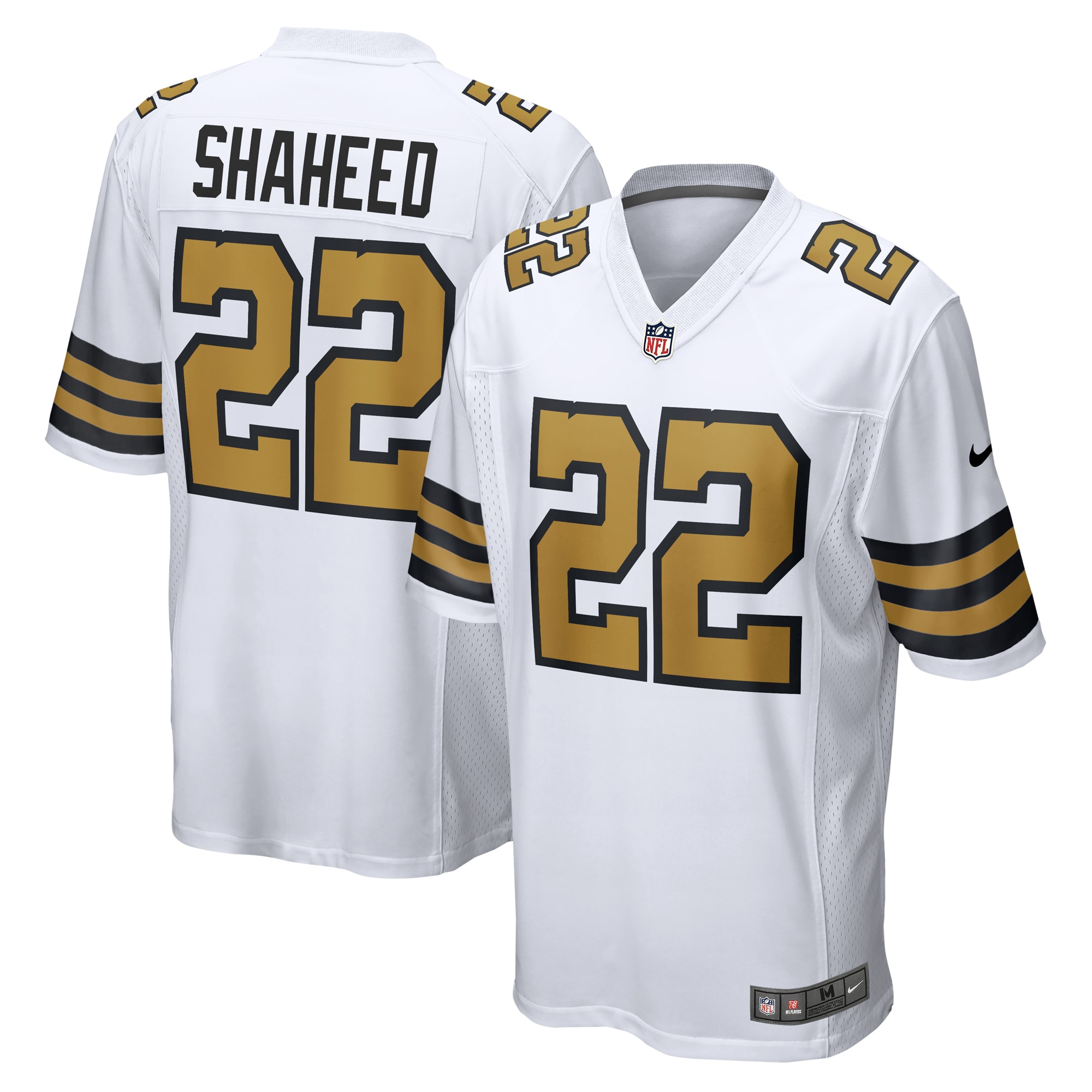 New Orleans Saints Rashid Shaheed Nike White Alternate Game Jersey
