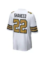 New Orleans Saints Rashid Shaheed Nike White Alternate Game Jersey