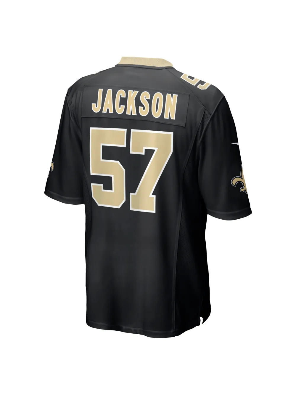 New Orleans Saints Ricky Jackson Nike Black Retired Player Jersey