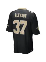 New Orleans Saints Steve Gleason Nike Black Game Retired Player Jersey