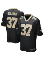 New Orleans Saints Steve Gleason Nike Black Game Retired Player Jersey