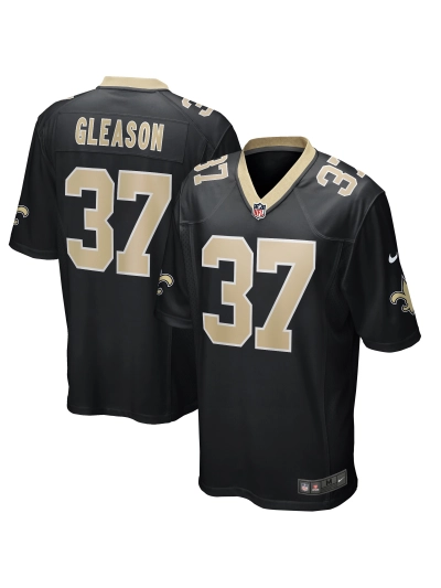 New Orleans Saints Steve Gleason Nike Black Game Retired Player Jersey 01