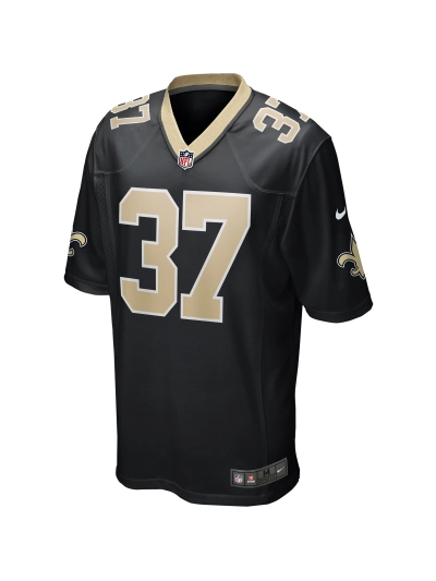 New Orleans Saints Steve Gleason Nike Black Game Retired Player Jersey 02