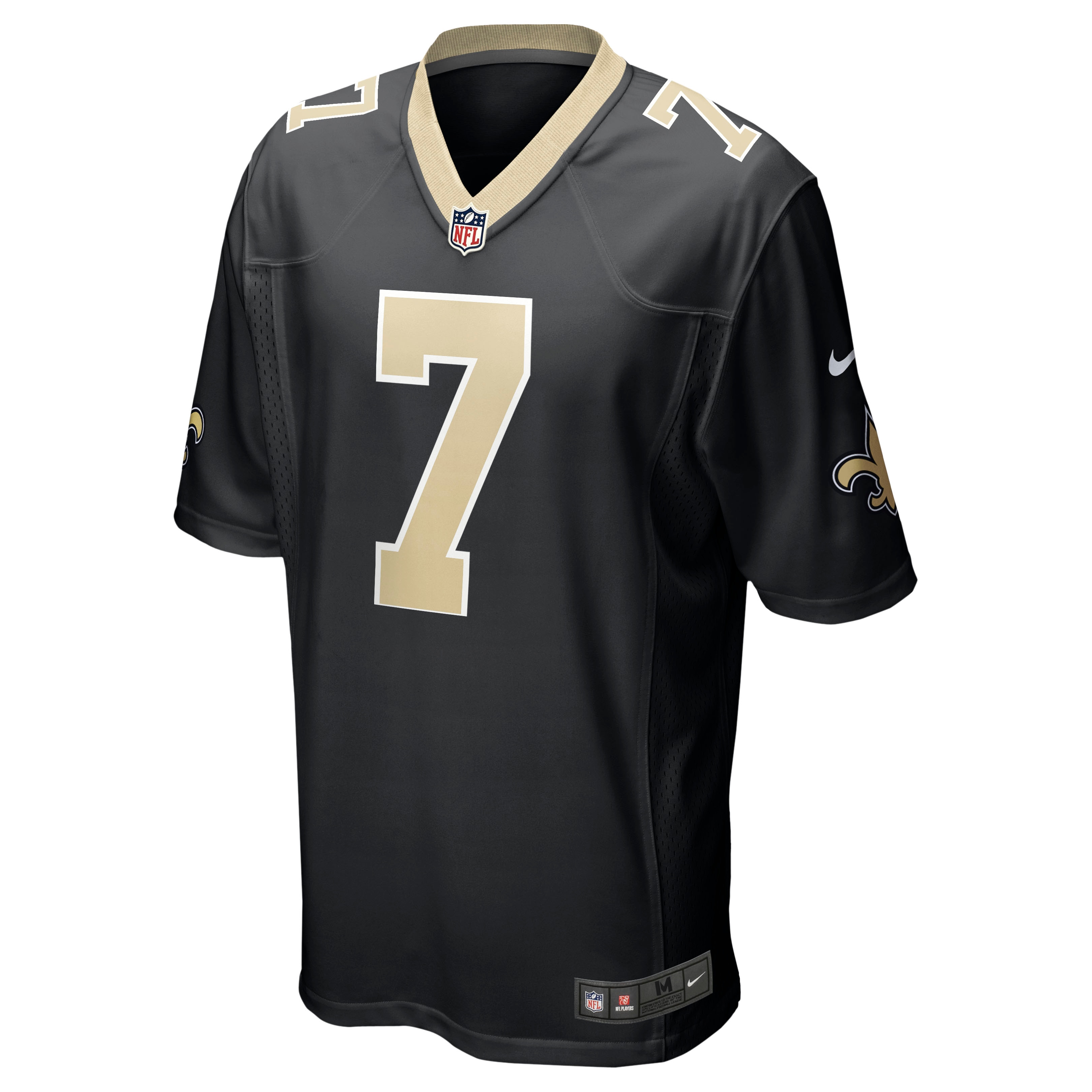 New Orleans Saints Taysom Hill Nike Black Game Jersey