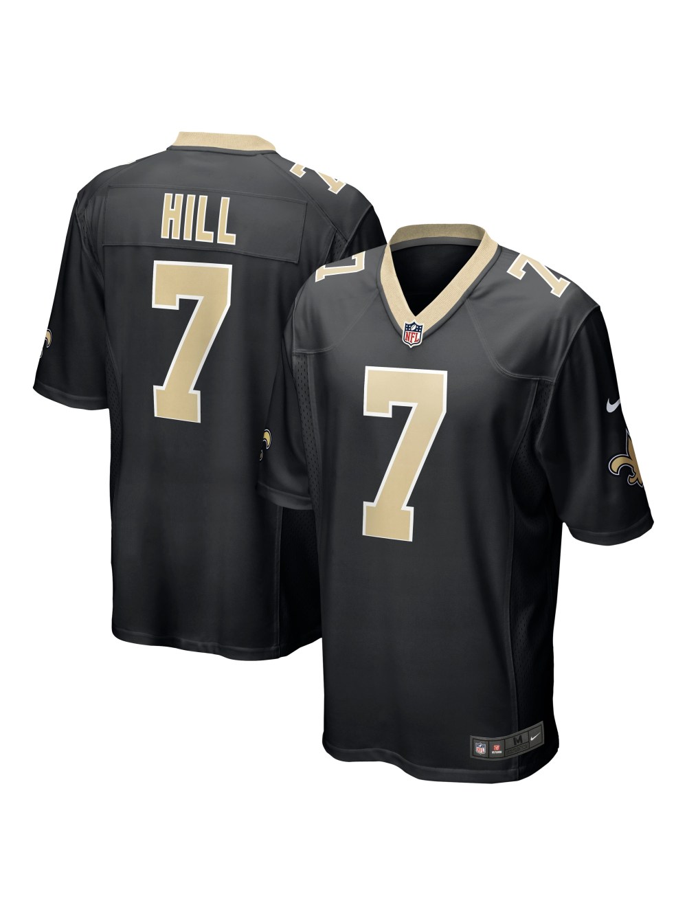 New Orleans Saints Taysom Hill Nike Black Game Jersey