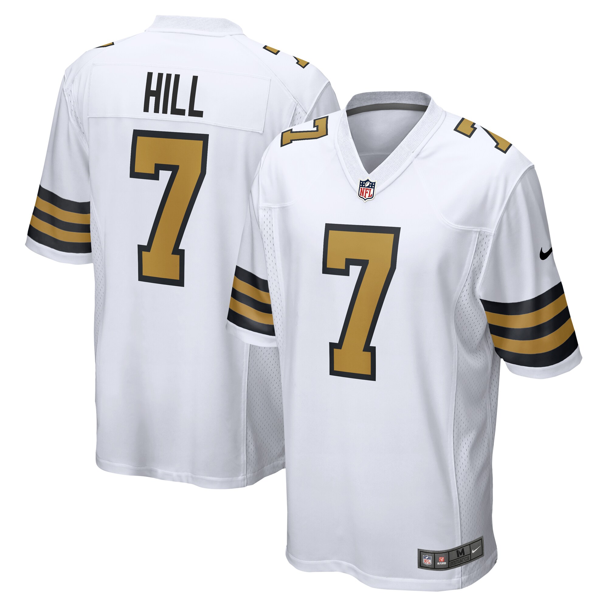 New Orleans Saints Taysom Hill Nike White Alternate Game Jersey