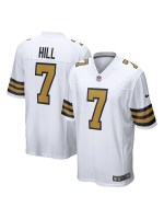 New Orleans Saints Taysom Hill Nike White Alternate Game Jersey