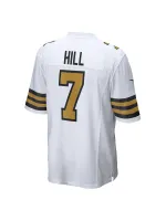 New Orleans Saints Taysom Hill Nike White Alternate Game Jersey