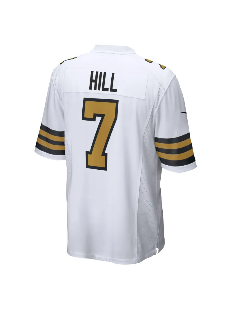 New Orleans Saints Taysom Hill Nike White Alternate Game Jersey
