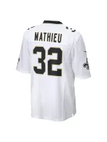 New Orleans Saints Tyrann Mathieu Nike White Game Jersey