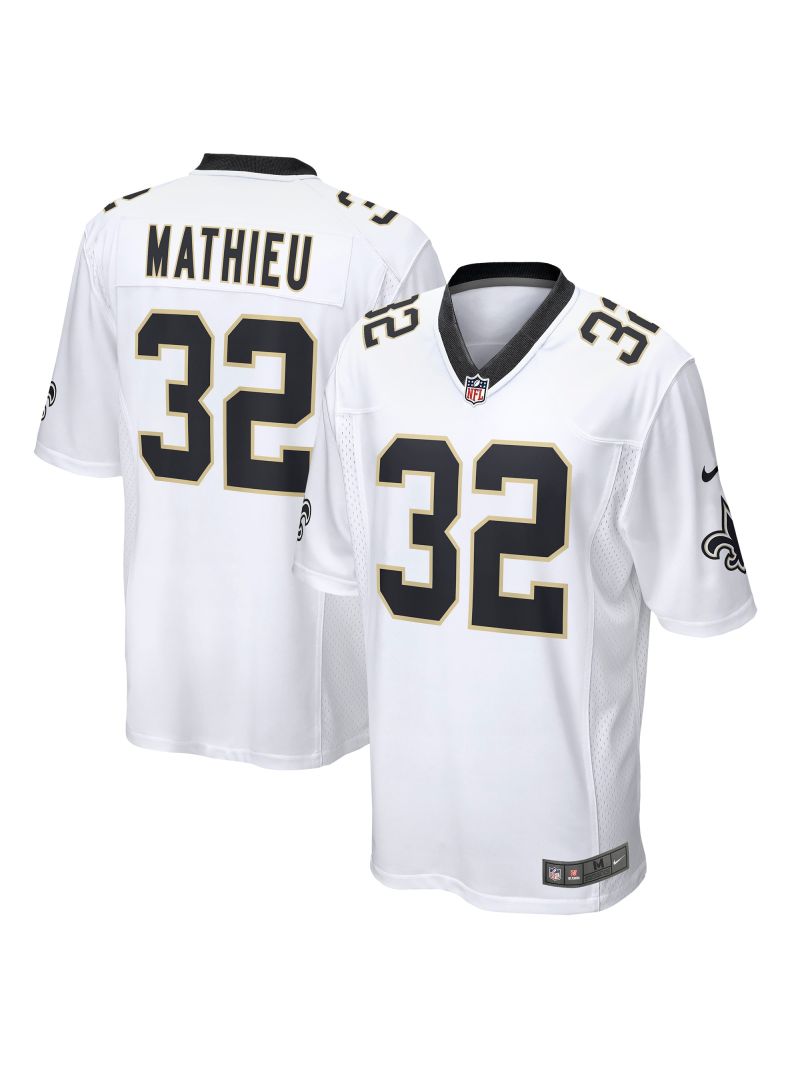 New Orleans Saints Tyrann Mathieu Nike White Game Jersey