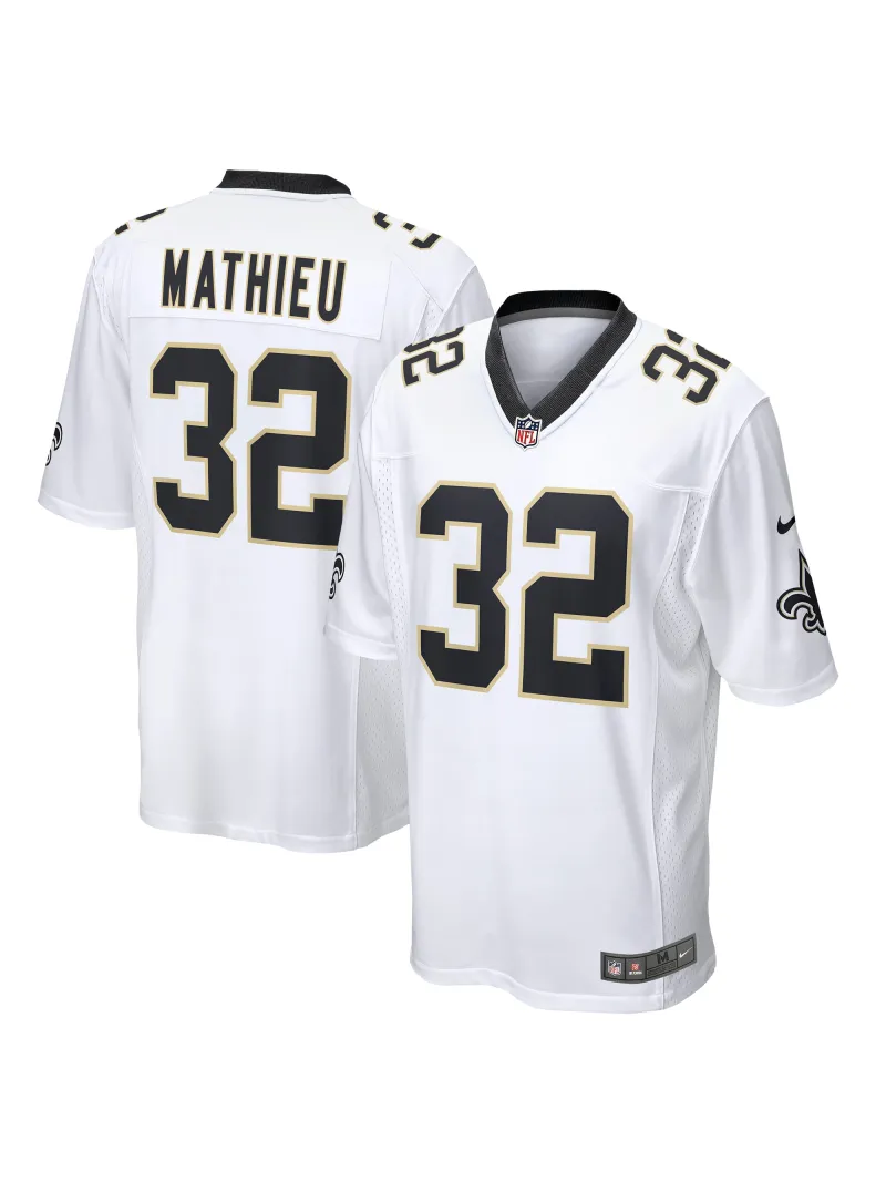 New Orleans Saints Tyrann Mathieu Nike White Game Jersey