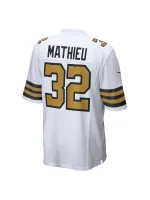 New Orleans Saints Tyrann Mathieu Nike White Players Game Jersey