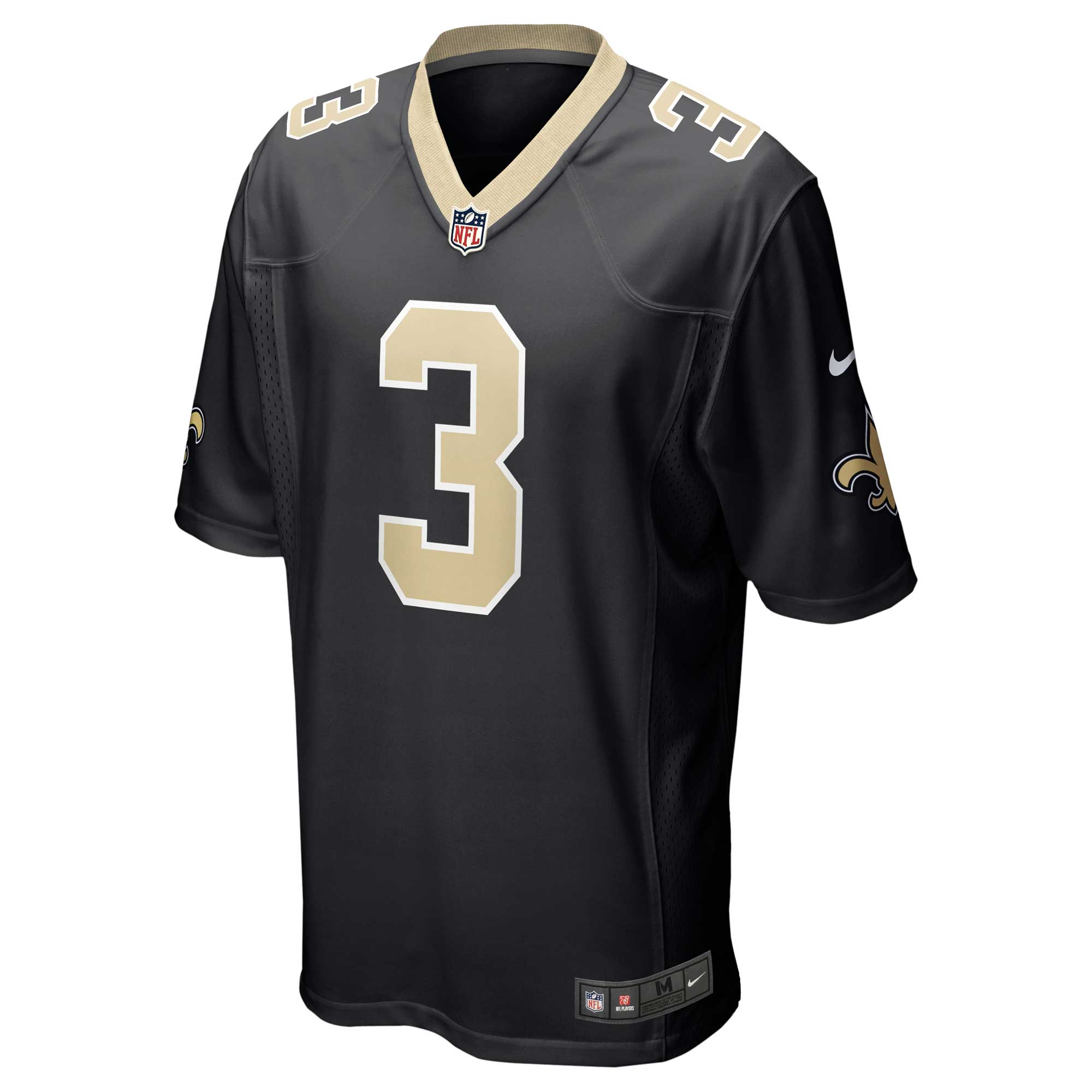 New Orleans Saints Wil Lutz Nike Black Game Jersey