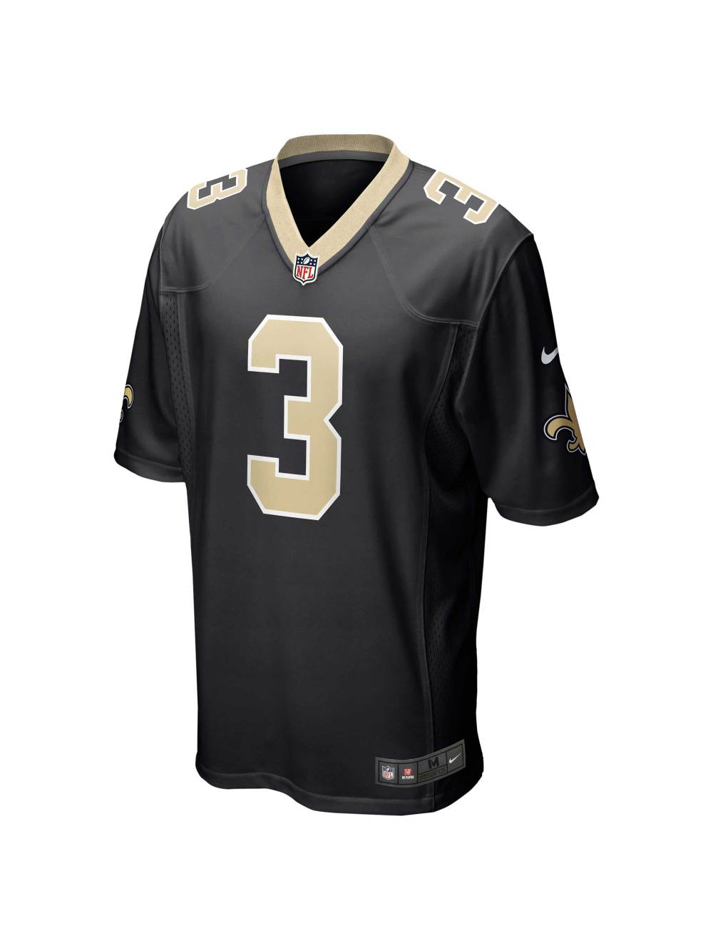 New Orleans Saints Wil Lutz Nike Black Game Jersey