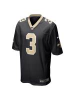 New Orleans Saints Wil Lutz Nike Black Game Jersey