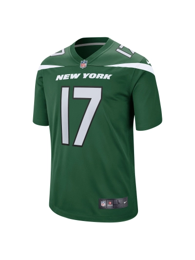 New York Jets Youth Garrett Wilson Nike Green Game Jersey 02