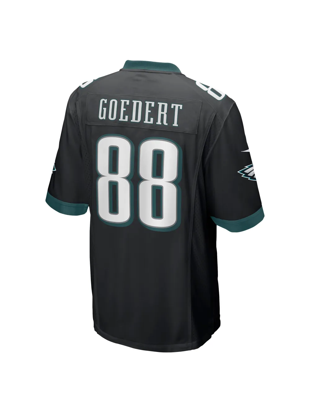 Philadelphia Eagles Dallas Goedert Men's Nike Black Game Jersey