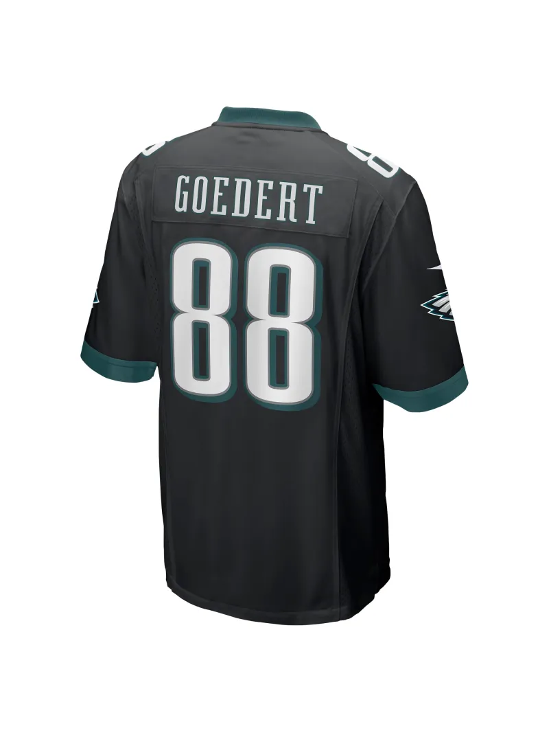 Philadelphia Eagles Dallas Goedert Men's Nike Black Game Jersey