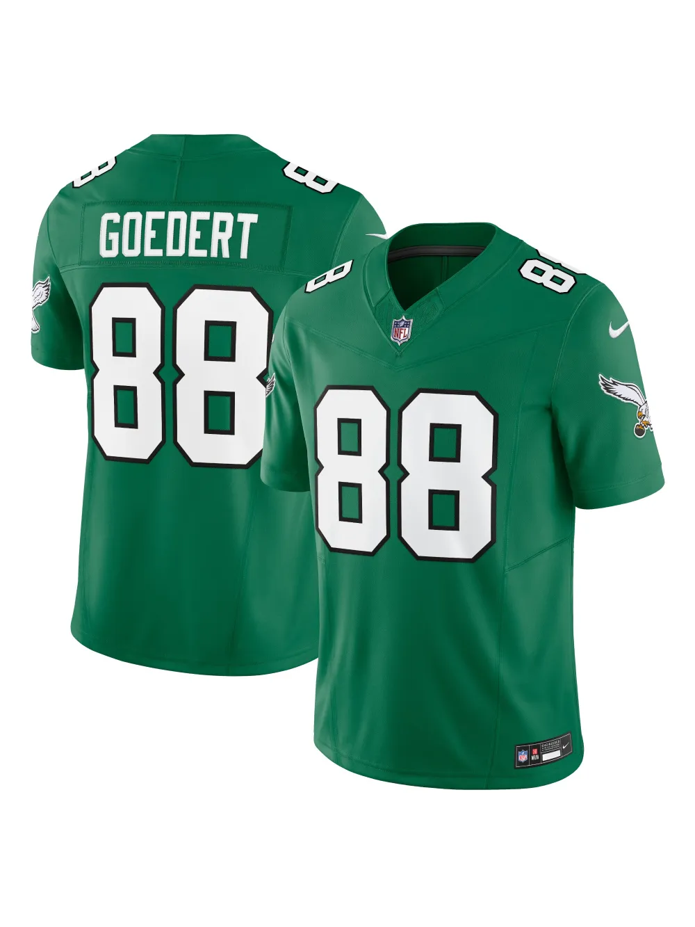 Philadelphia Eagles Dallas Goedert Men's Nike Kelly Green Vapor FUSE Limited Jersey