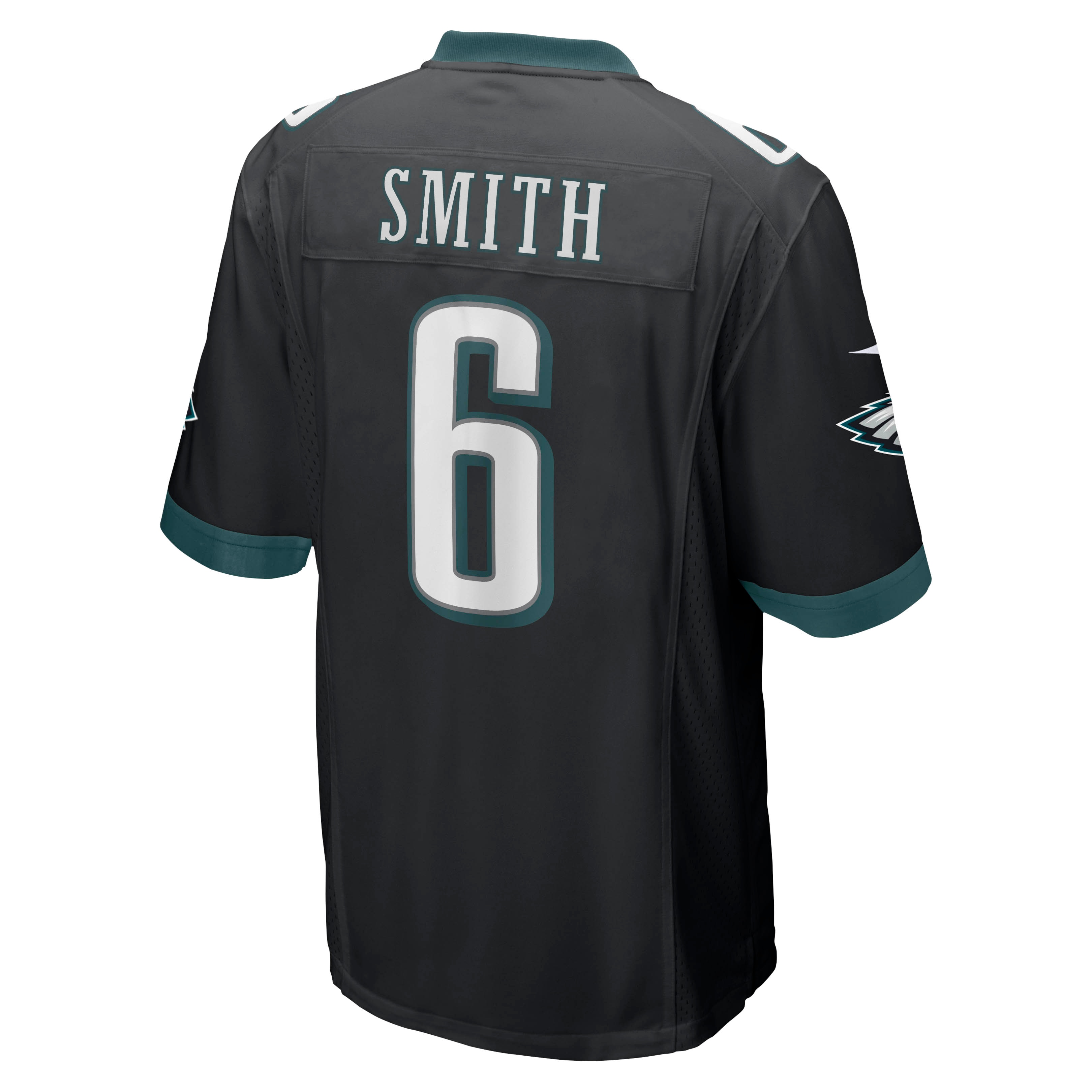 Philadelphia Eagles DeVonta Smith Men's Black Game Jersey
