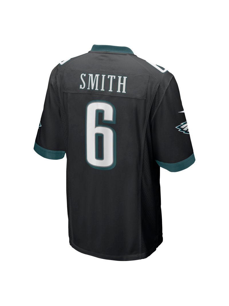 Philadelphia Eagles DeVonta Smith Men's Black Game Jersey