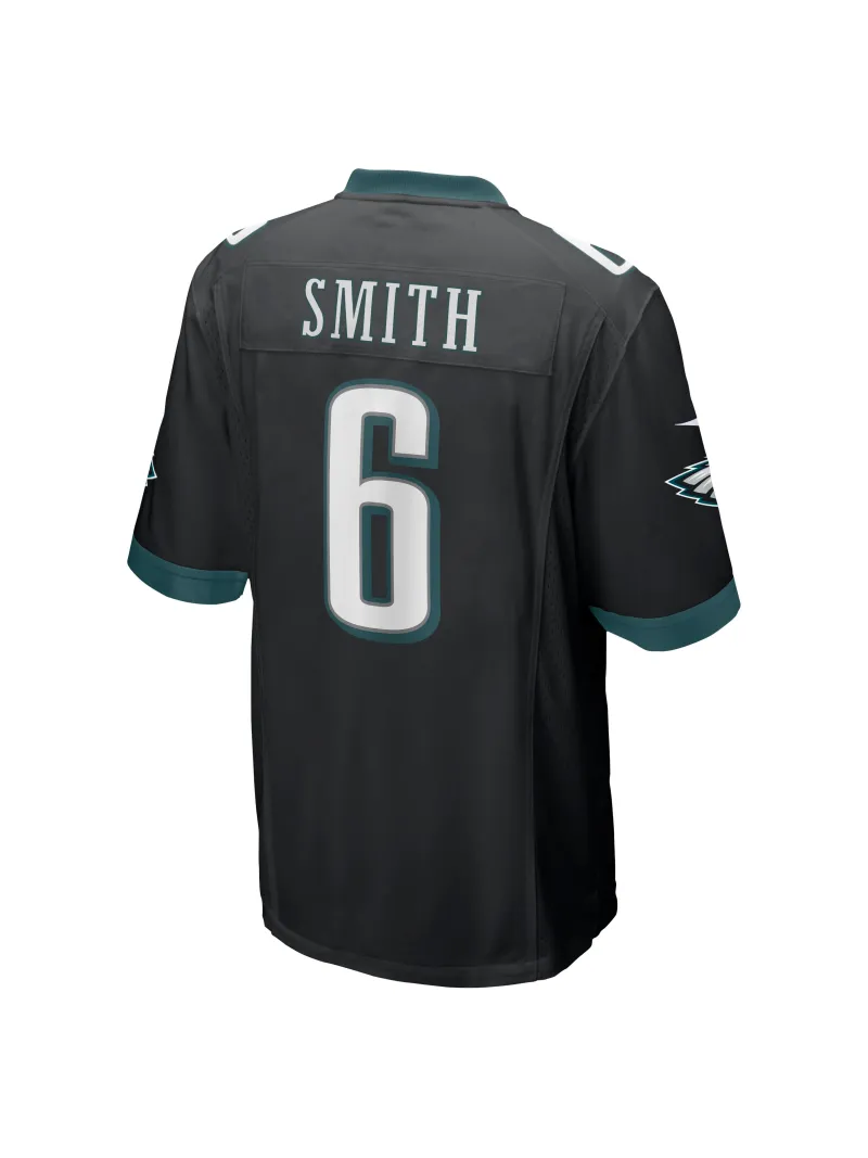 Philadelphia Eagles DeVonta Smith Men's Black Game Jersey