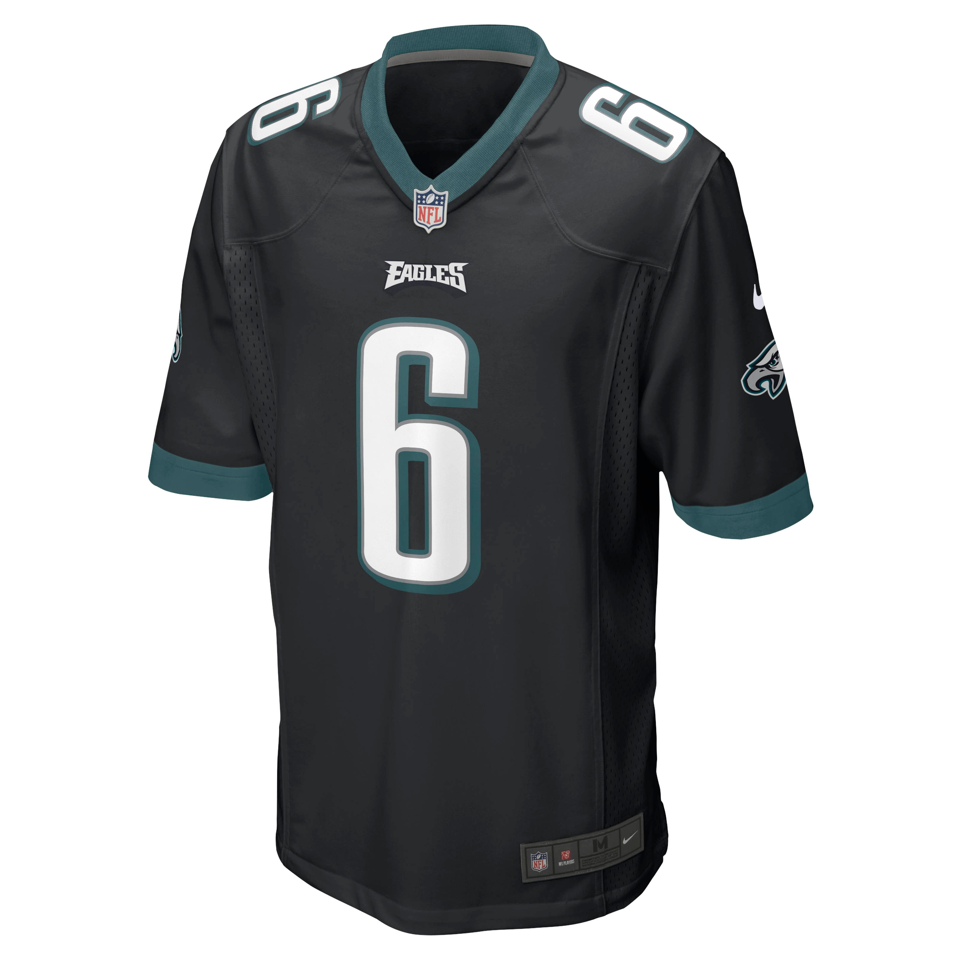 Philadelphia Eagles DeVonta Smith Men's Black Game Jersey