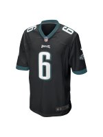 Philadelphia Eagles DeVonta Smith Men's Black Game Jersey