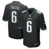 Philadelphia Eagles DeVonta Smith Men's Black Game Jersey