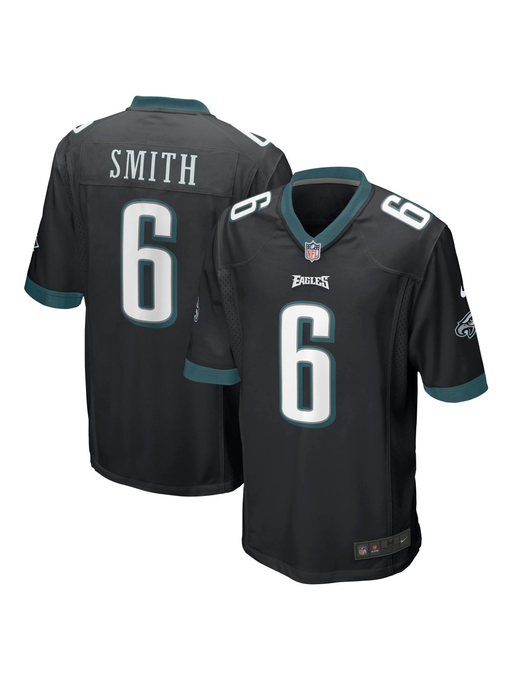 Philadelphia Eagles DeVonta Smith Men's Black Game Jersey
