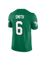 Philadelphia Eagles DeVonta Smith Men's Nike Kelly Green Vapor FUSE Limited Jersey