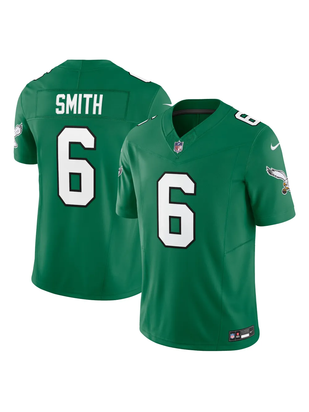 Philadelphia Eagles DeVonta Smith Men's Nike Kelly Green Vapor FUSE Limited Jersey
