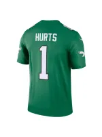 Philadelphia Eagles Jalen Hurts Men's Nike Kelly Green Alternate Legends Jersey