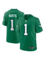 Philadelphia Eagles Jalen Hurts Men's Nike Kelly Green Reserve Jersey