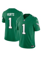 Philadelphia Eagles Jalen Hurts Men's Nike Kelly Green Vapor FUSE Limited Jersey