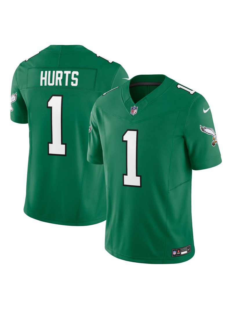 Philadelphia Eagles Jalen Hurts Men's Nike Kelly Green Vapor FUSE Limited Jersey