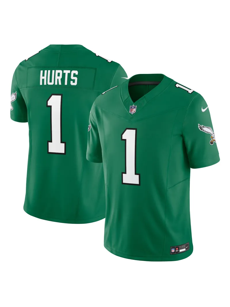 Philadelphia Eagles Jalen Hurts Men's Nike Kelly Green Vapor FUSE Limited Jersey