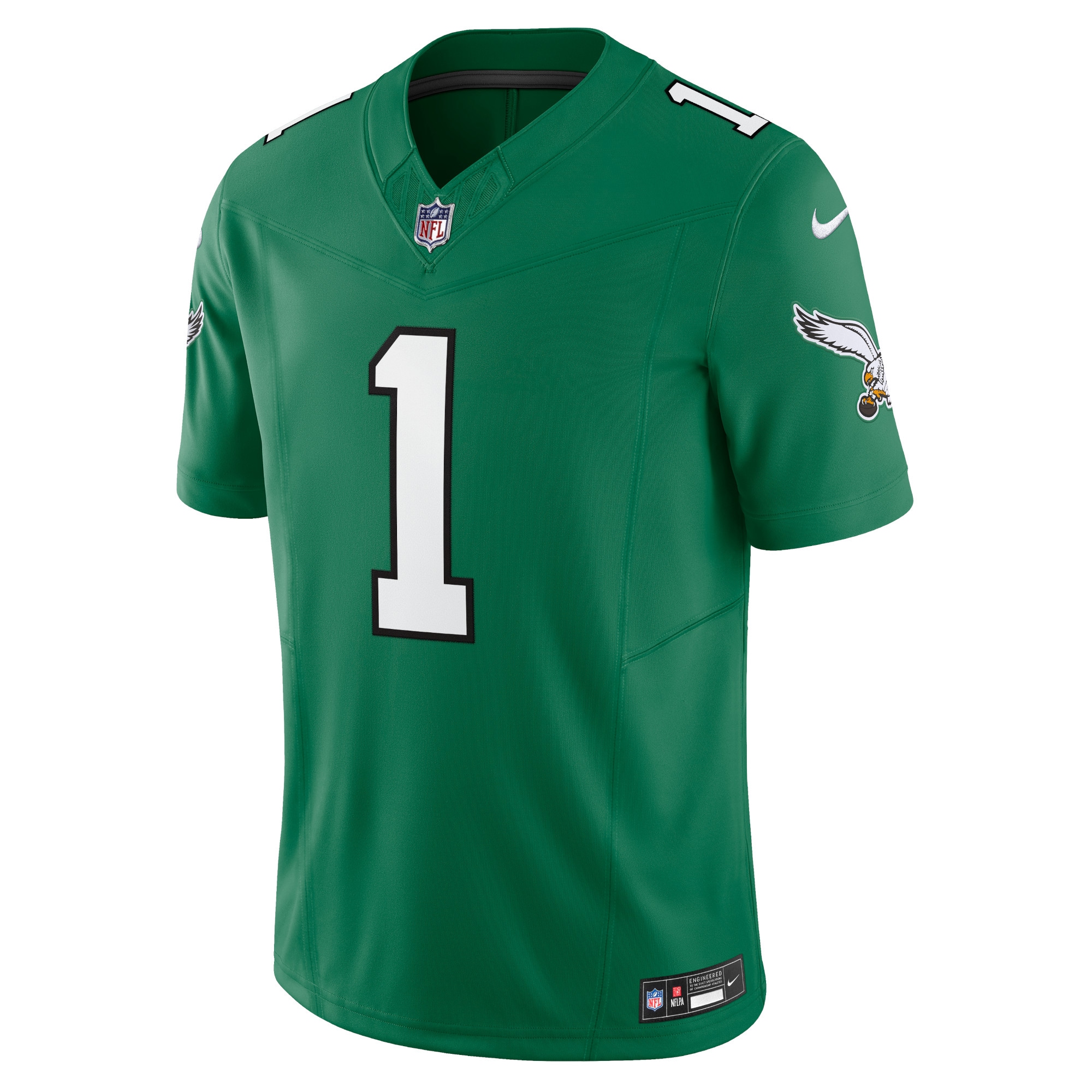 Philadelphia Eagles Jalen Hurts Men's Nike Kelly Green Vapor FUSE Limited Jersey