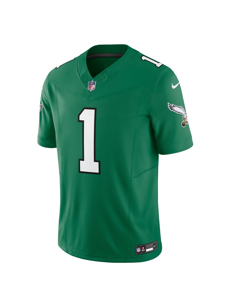 Philadelphia Eagles Jalen Hurts Men's Nike Kelly Green Vapor FUSE Limited Jersey