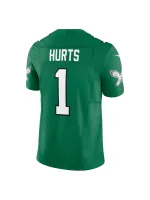 Philadelphia Eagles Jalen Hurts Men's Nike Kelly Green Vapor FUSE Limited Jersey