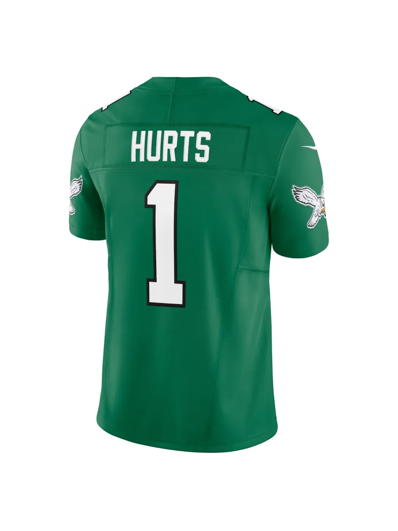 Philadelphia Eagles Jalen Hurts Men's Nike Kelly Green Vapor FUSE Limited Jersey