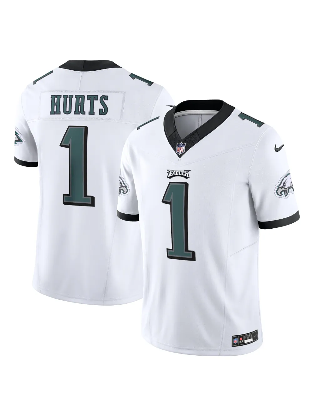 Philadelphia Eagles Jalen Hurts Men's Nike White Vapor FUSE Limited Jersey