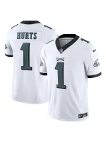 Philadelphia Eagles Jalen Hurts Men's Nike White Vapor FUSE Limited Jersey